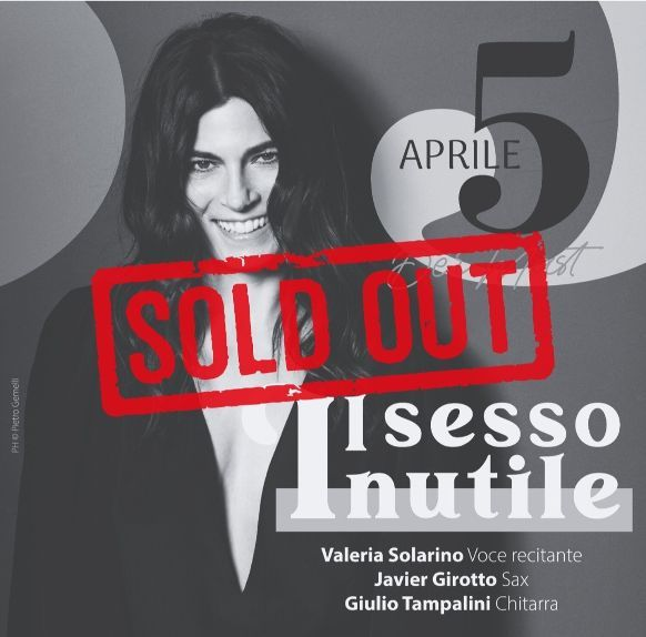 Euro Steel, locandina evento con Valeria Solarino. Il sesso Inutile. del 5 aprile 2024