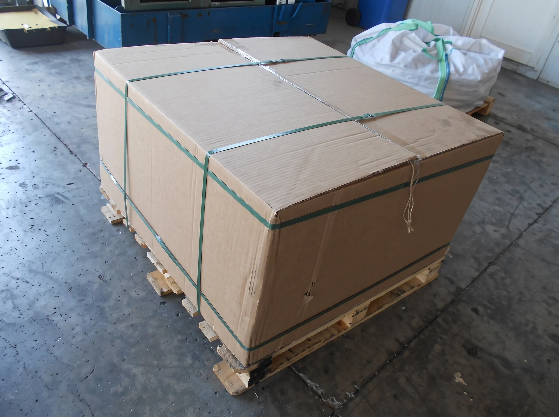 scatole su pallet